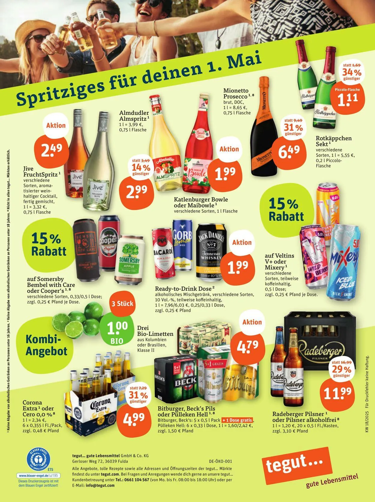 Tegut Aktueller Prospekt von 5. Mai bis 11. Mai 2025 - Prospekt seite 23