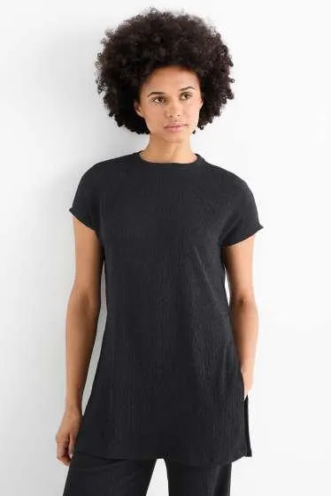 T-shirt - slim fit - textured