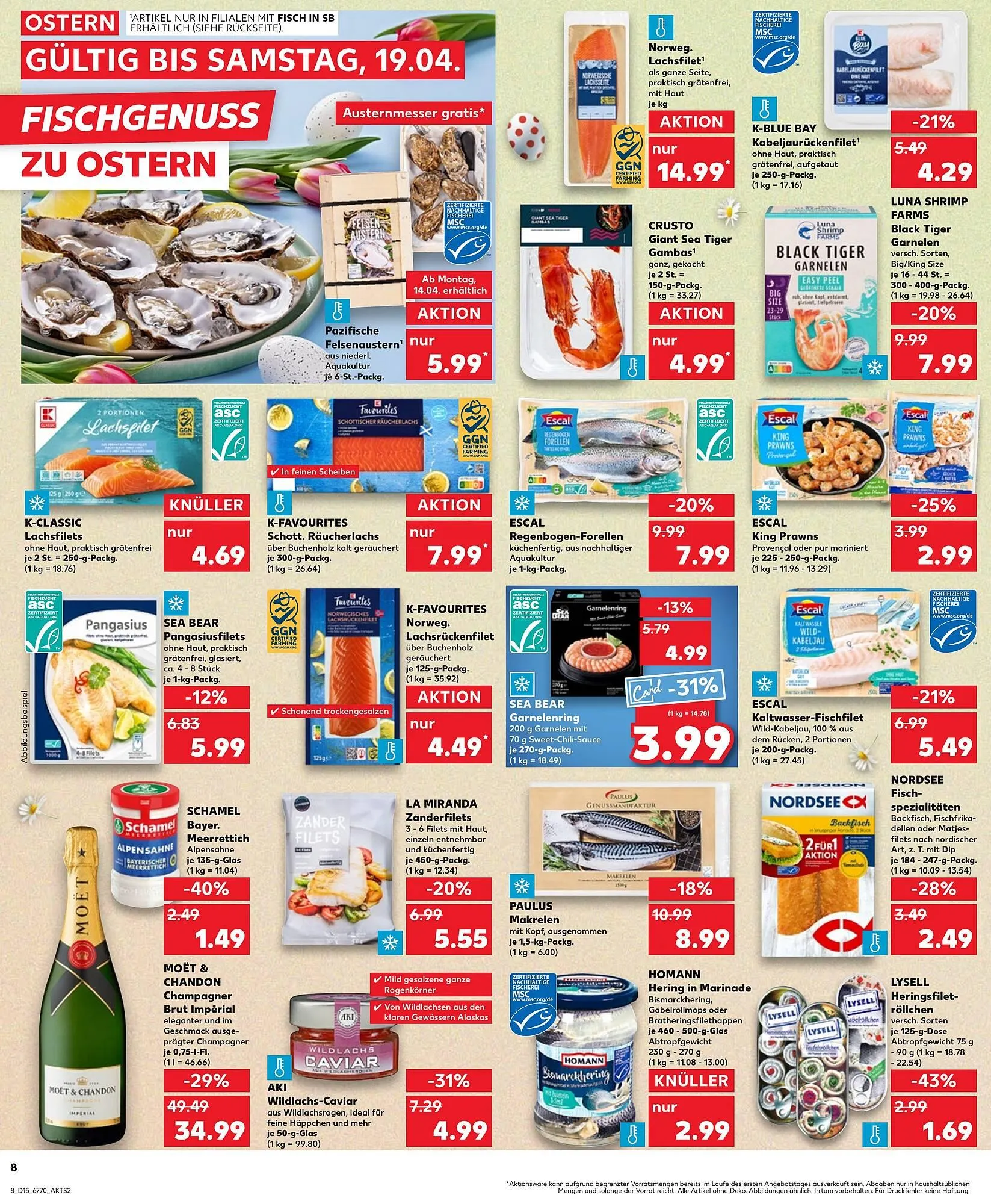 Kaufland Prospekt von 10. April bis 16. April 2025 - Prospekt seite 8