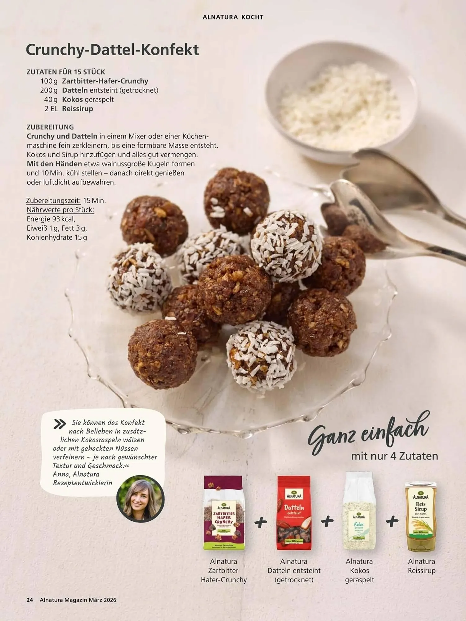 Alnatura Magazin von 4. März bis 1. April 2026 - Prospekt seite 24