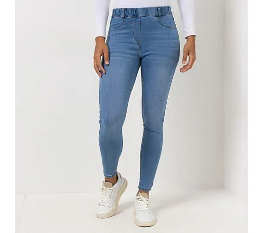 ANNI FOR FRIENDS Jeggings Arielle knöchellang Gürtelschlaufen schmales Bein