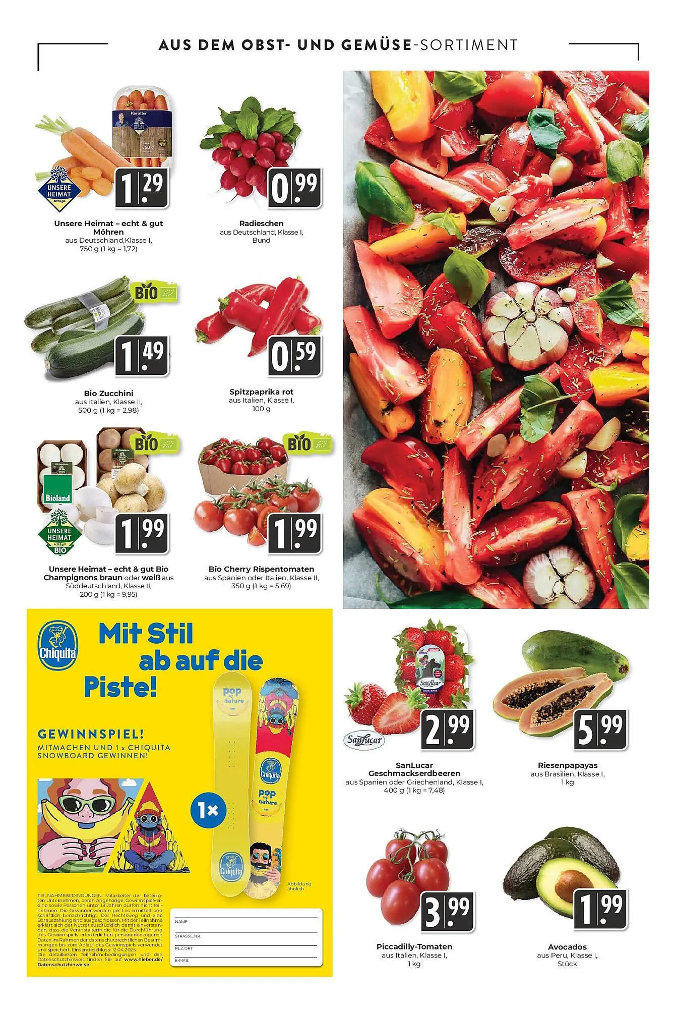 Hieber's Frische Center Prospekt von 30. März bis 5. April 2025 - Prospekt seite 8