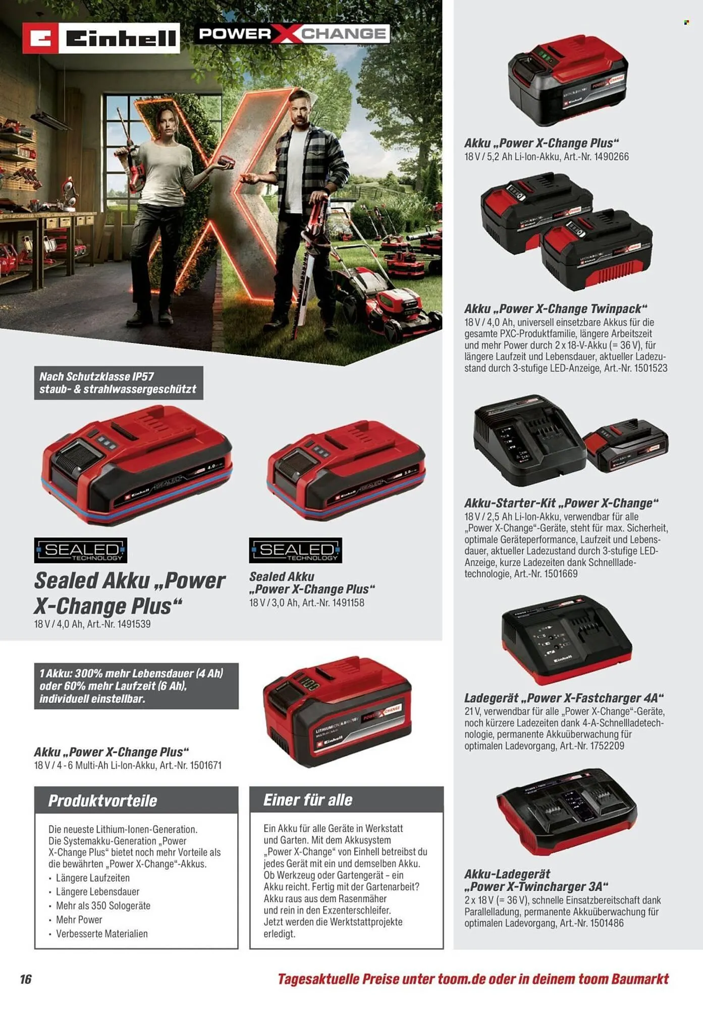 Toom Baumarkt Prospekt von 28. März bis 30. Juni 2026 - Prospekt seite 16