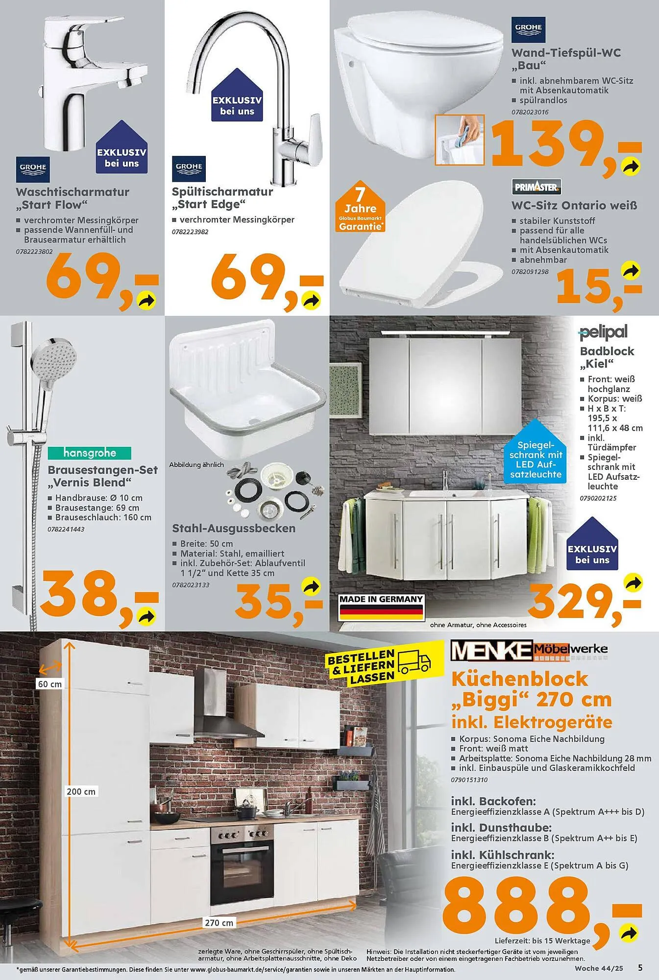 Globus Baumarkt Prospekt von 26. Oktober bis 1. November 2025 - Prospekt seite 5