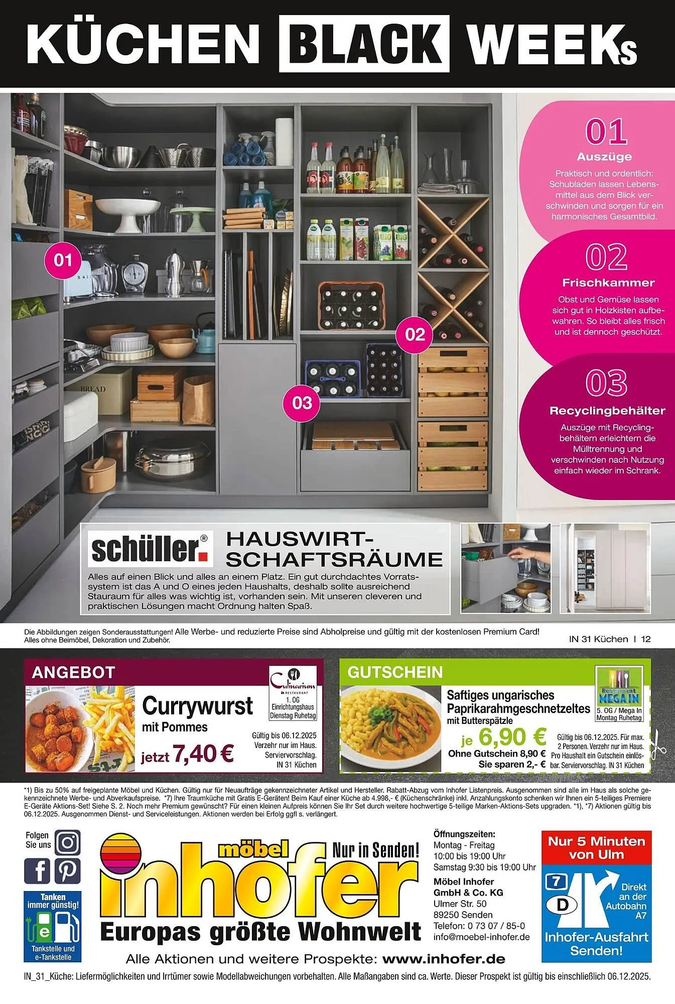 Möbel Inhofer Prospekt von 12. November bis 29. November 2025 - Prospekt seite 12