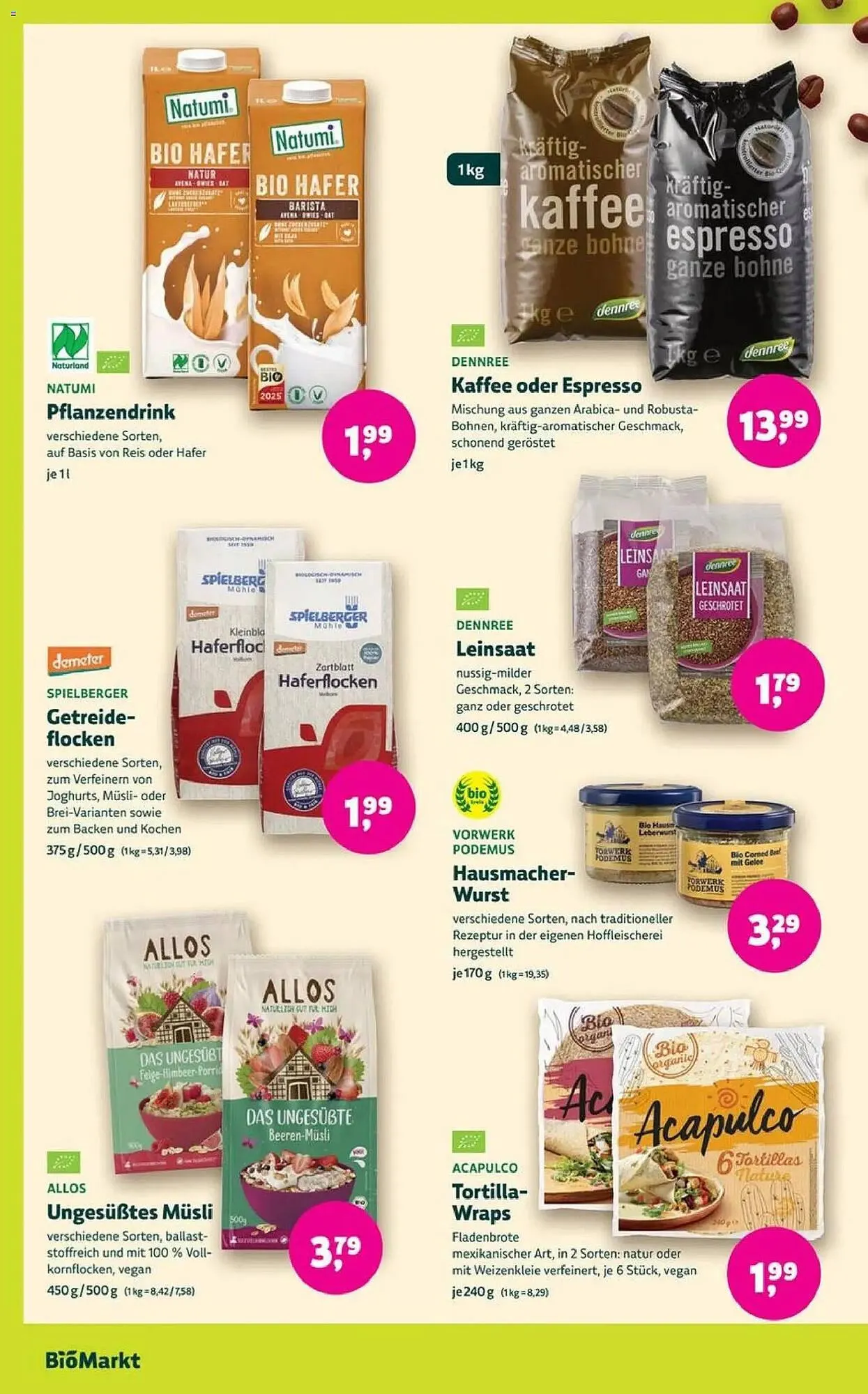 Biomarkt Prospekt von 8. April bis 21. April 2026 - Prospekt seite 10