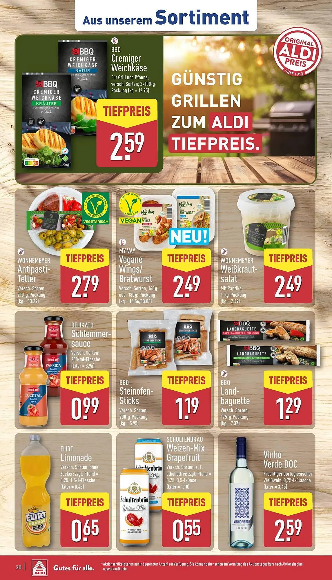 Aldi Nord Prospekt von 5. Mai bis 11. Mai 2025 - Prospekt seite 30