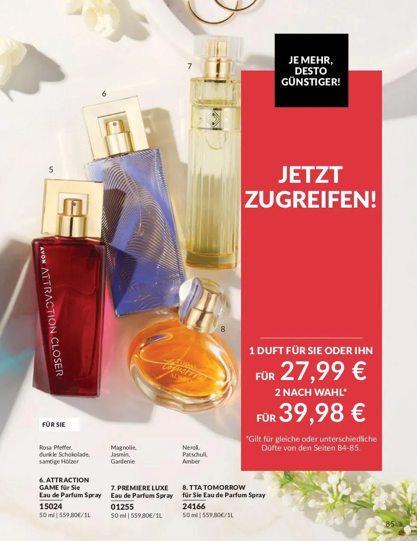 Avon Aktueller Prospekt von 4. Juni bis 18. Juni 2025 - Prospekt seite 85