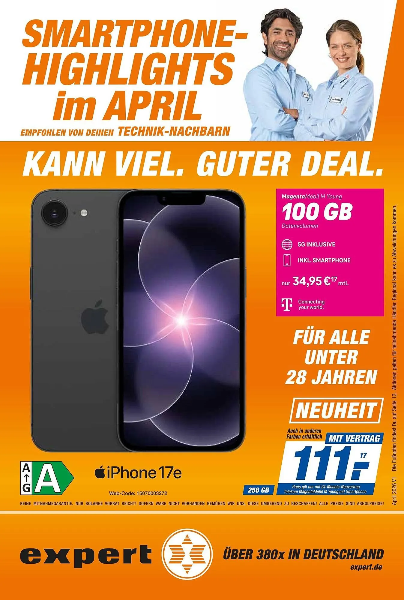 Expert Prospekt von 1. April bis 30. April 2026 - Prospekt seite 1