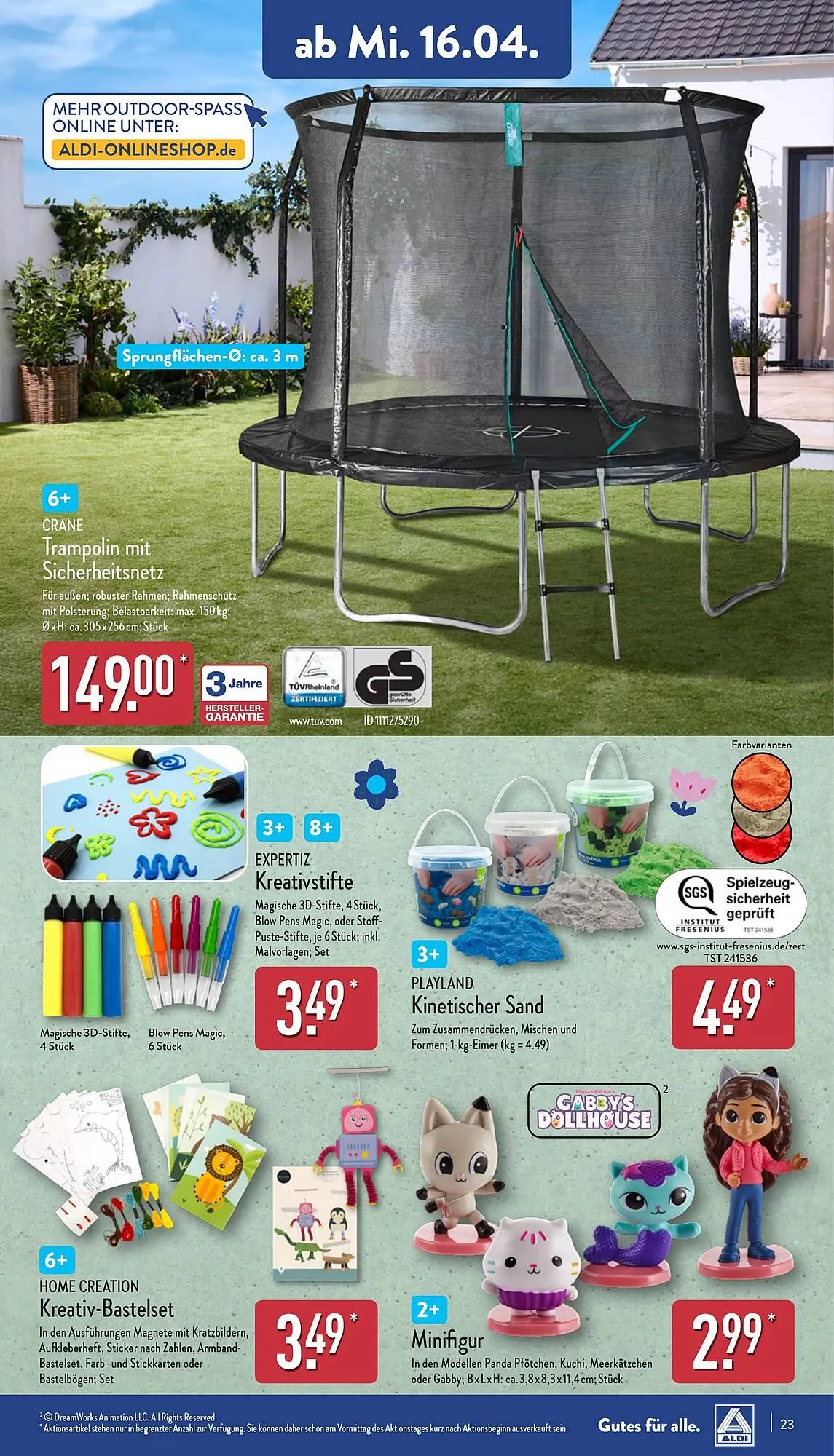 Aldi Nord Prospekt von 14. April bis 19. April 2025 - Prospekt seite 23