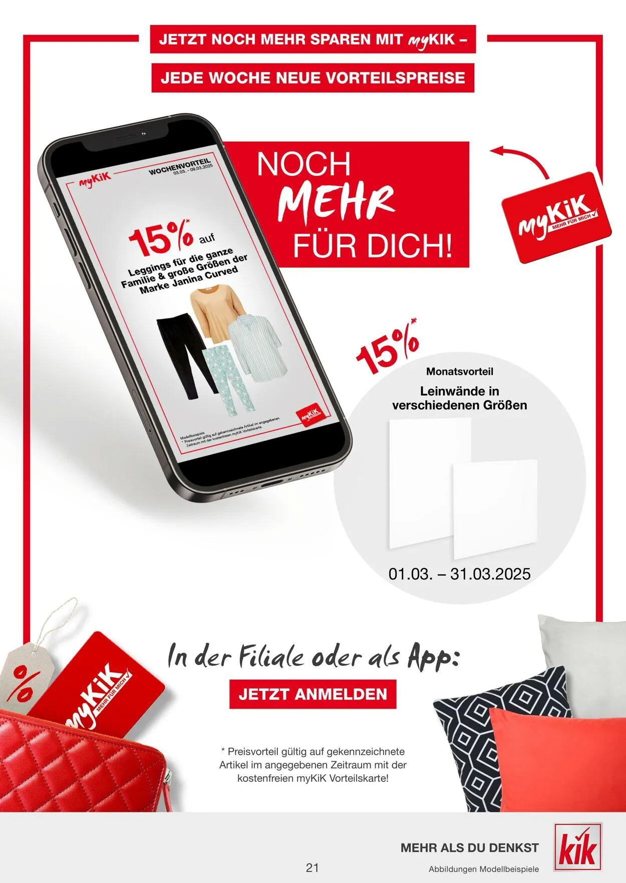 Kik Aktueller Prospekt von 3. März bis 19. April 2025 - Prospekt seite 21