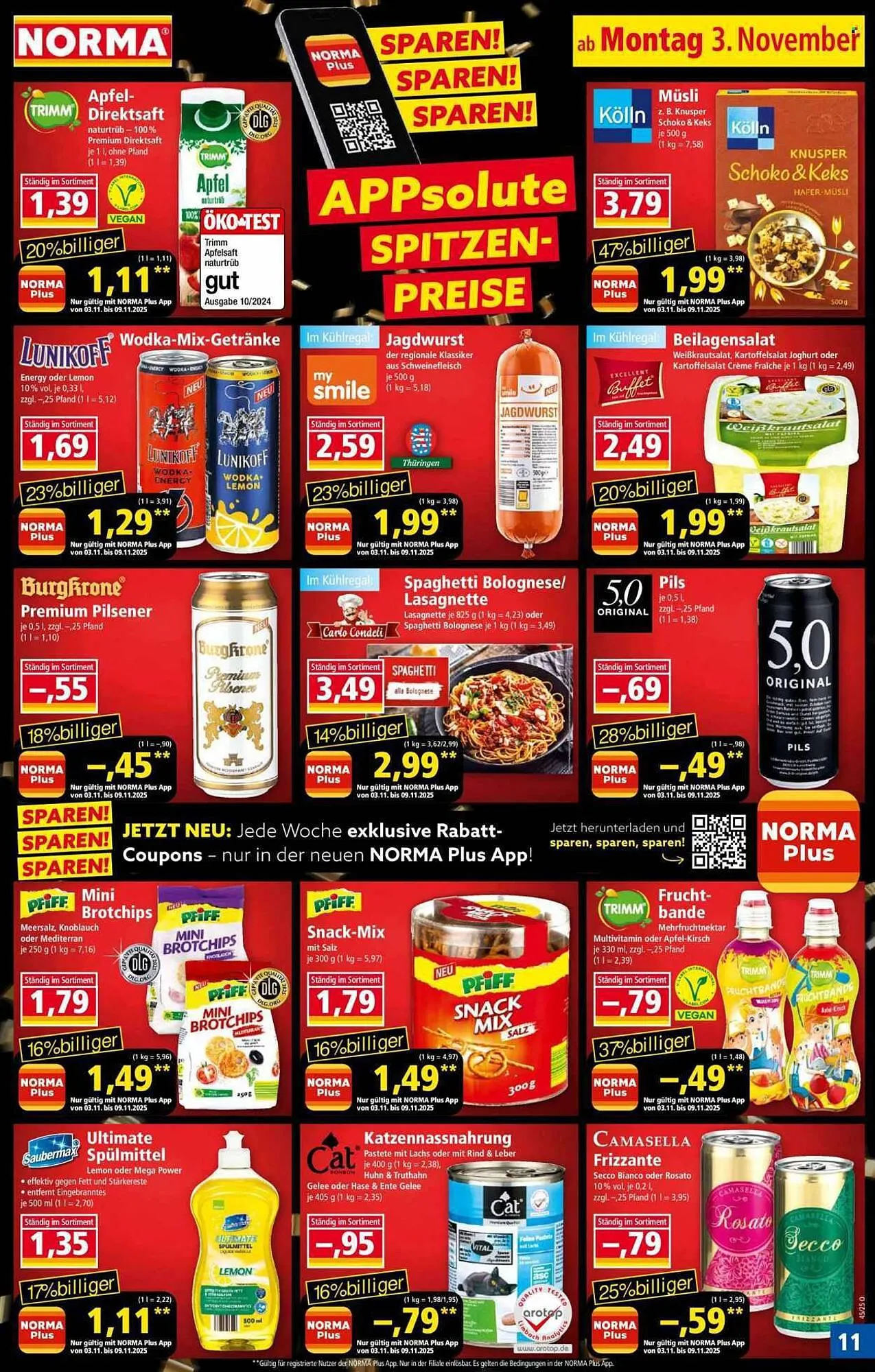 Norma Prospekt von 3. November bis 8. November 2025 - Prospekt seite 11