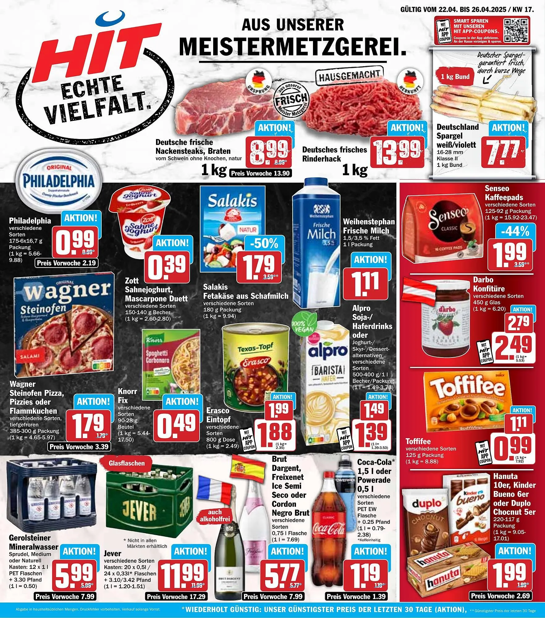 Hit Prospekt von 21. April bis 26. April 2025 - Prospekt seite 1