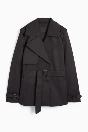 Short trench coat