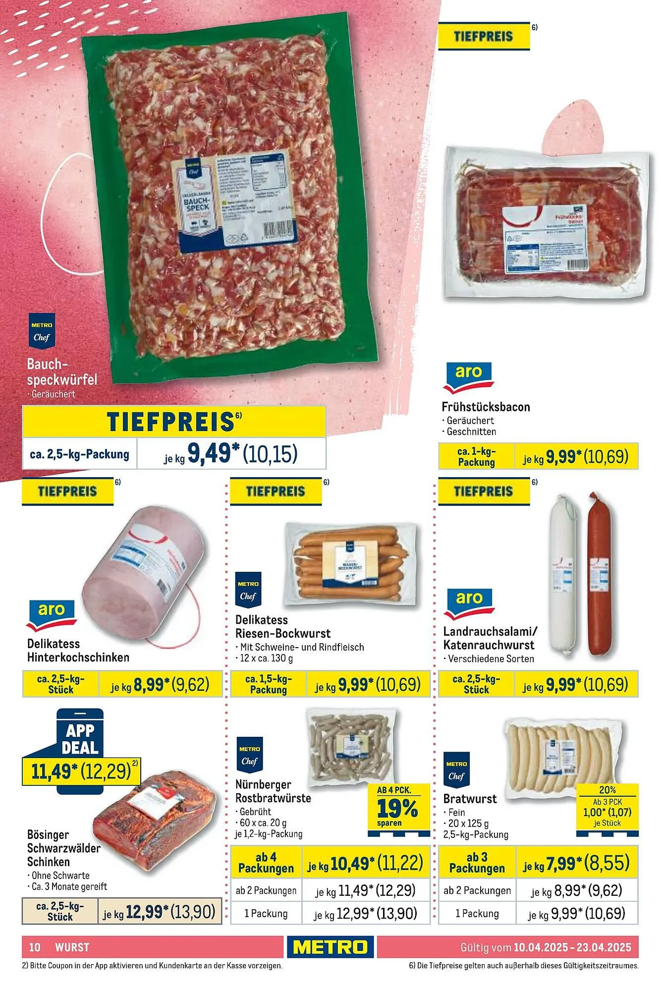 METRO Prospekt von 10. April bis 23. April 2025 - Prospekt seite 10