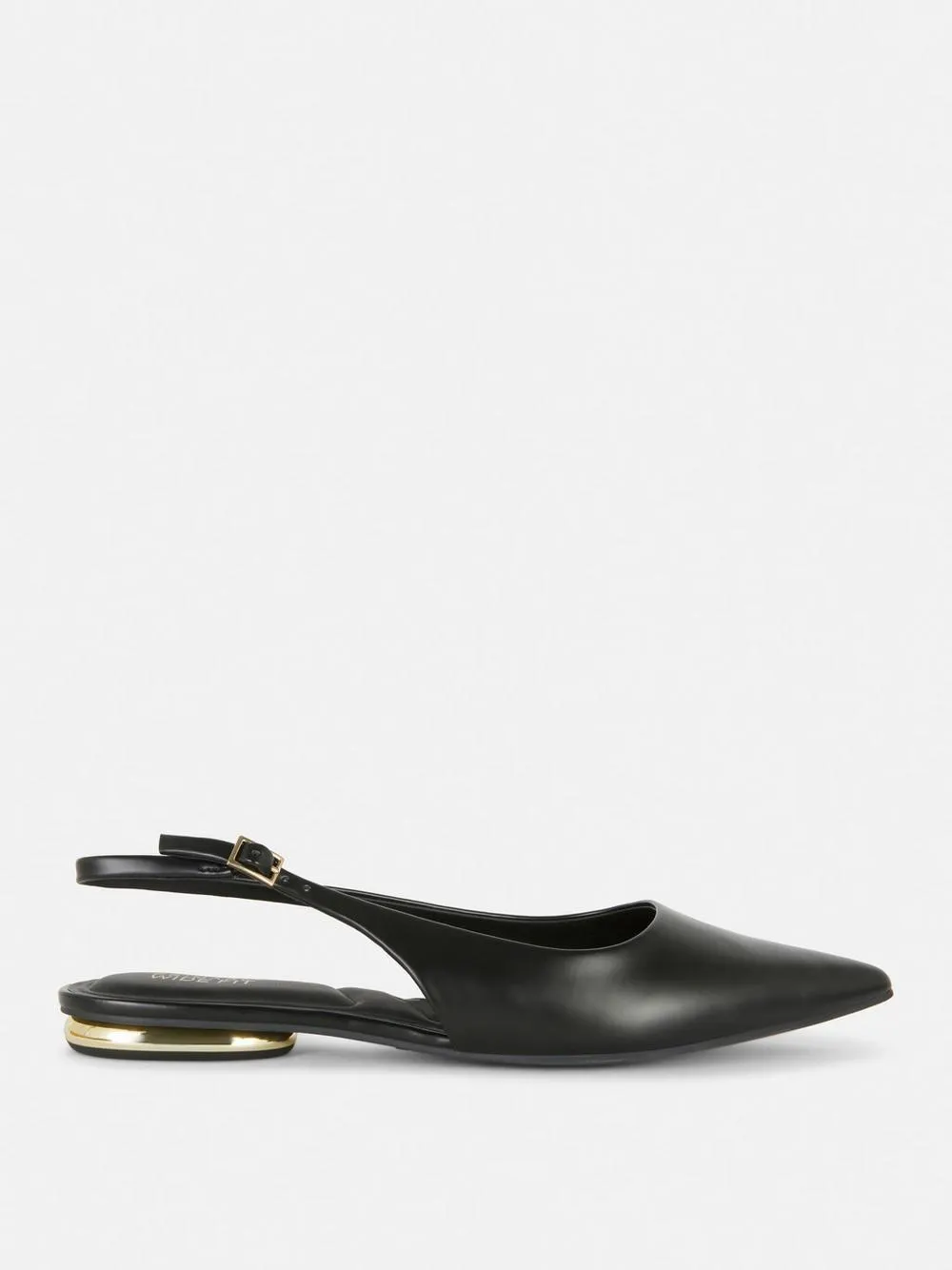 Slingback-Ballerinas in weiter Passform