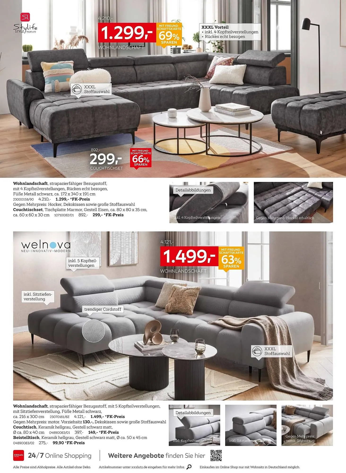 XXXLutz Prospekt von 3. November bis 16. November 2025 - Prospekt seite 8