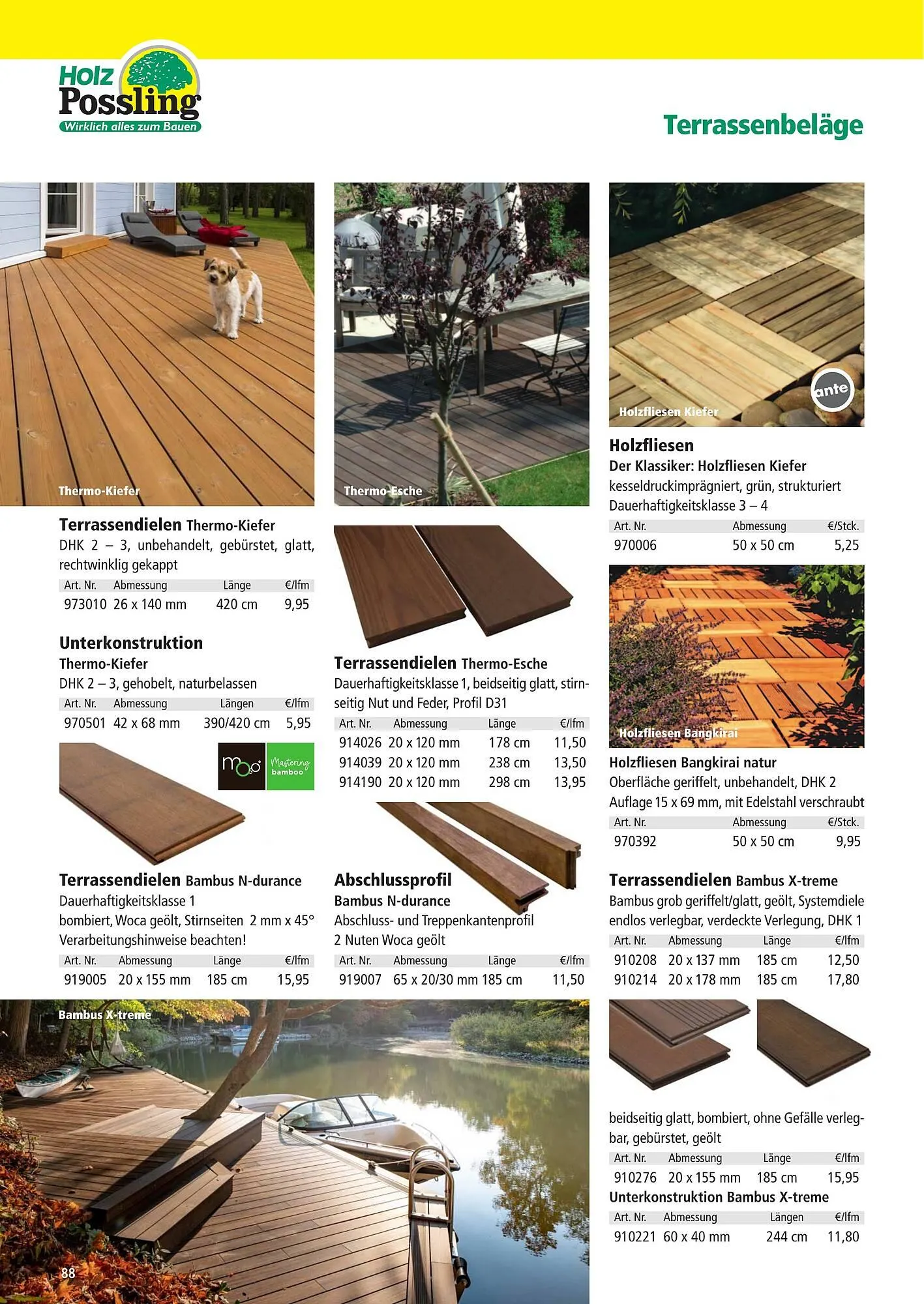 Holz Possling Prospekt von 1. April bis 31. Juli 2026 - Prospekt seite 88