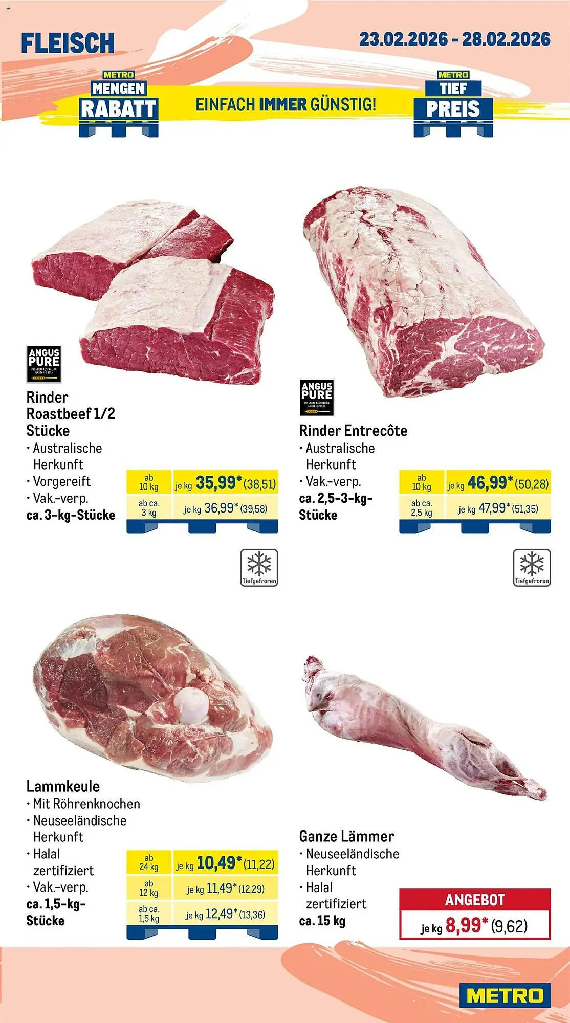 METRO Prospekt von 23. Februar bis 28. Februar 2026 - Prospekt seite 5