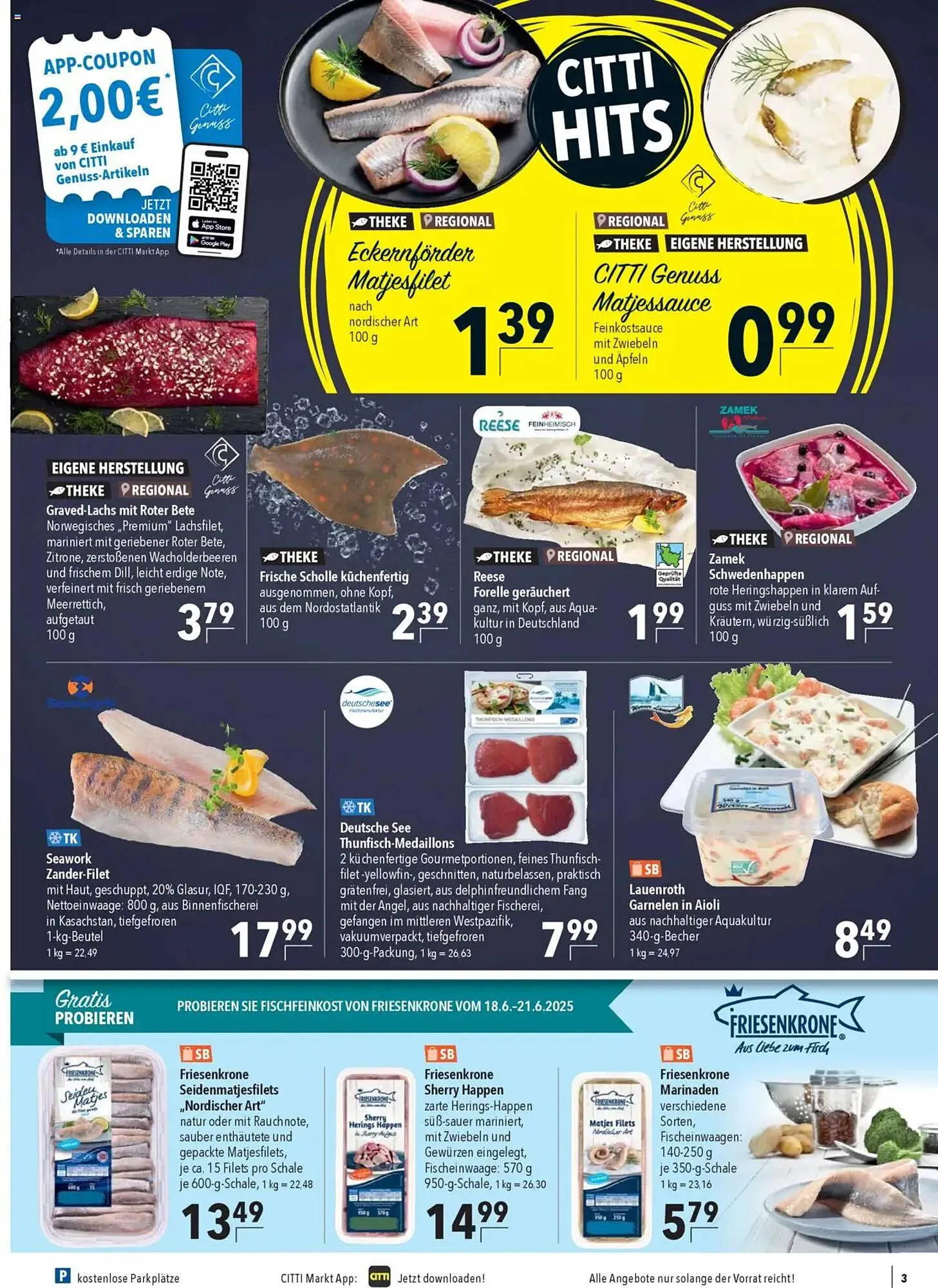 CITTI Markt Prospekt von 18. Juni bis 24. Juni 2025 - Prospekt seite 3