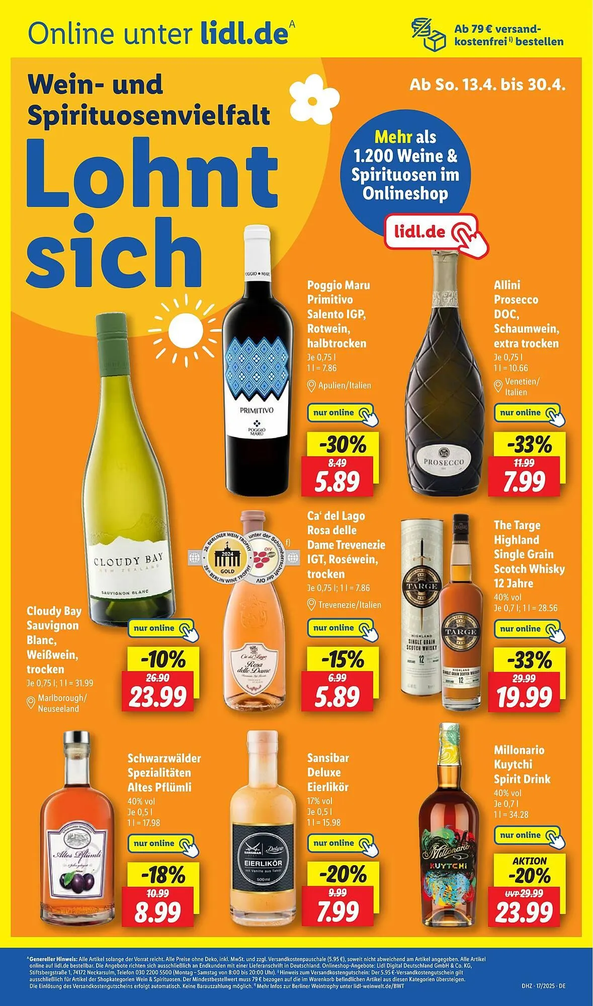 Lidl Prospekt von 22. April bis 26. April 2025 - Prospekt seite 23