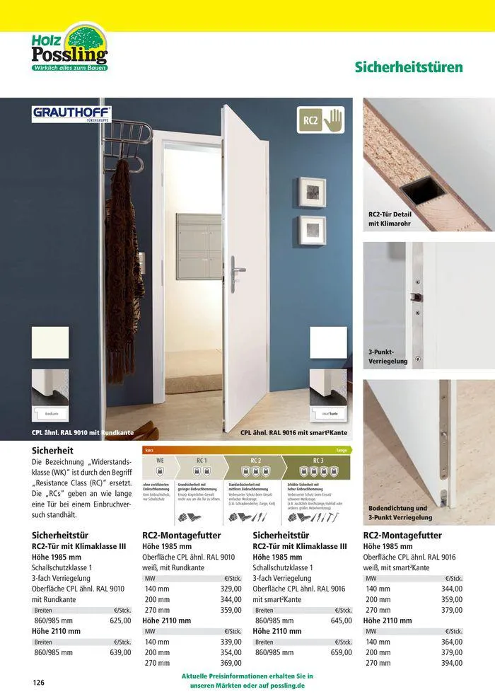 Holz-& Baukatalog 2024/25 von 27. März bis 31. Januar 2025 - Prospekt seite 126