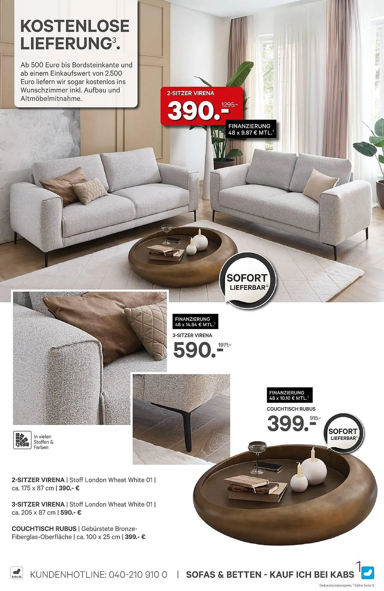 Kabs Polsterwelt Prospekt von 27. Februar bis 25. März 2026 - Prospekt seite 4