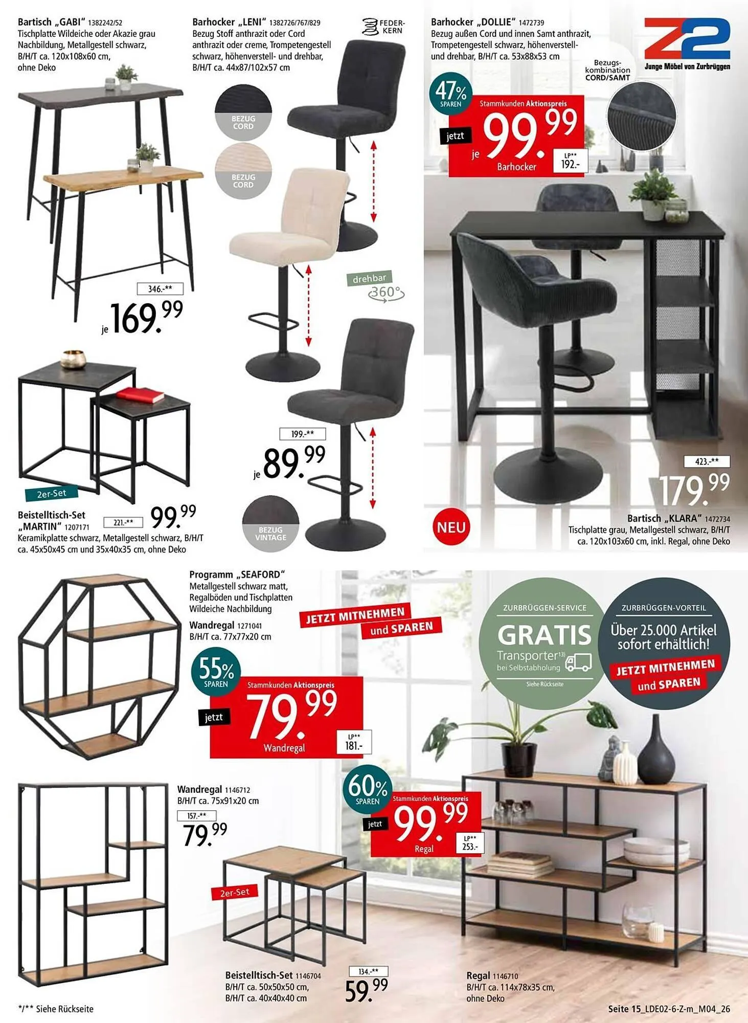 Zurbrüggen Prospekt von 28. Februar bis 6. März 2026 - Prospekt seite 21