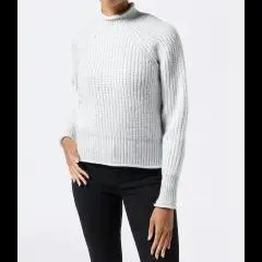 Strickpullover cropped Janina, Stehkragen