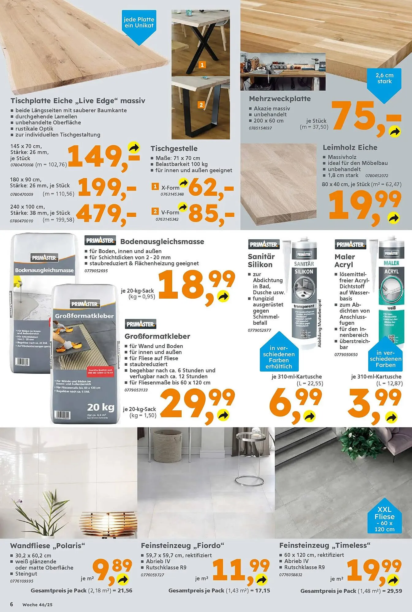 Globus Baumarkt Prospekt von 9. November bis 15. November 2025 - Prospekt seite 6