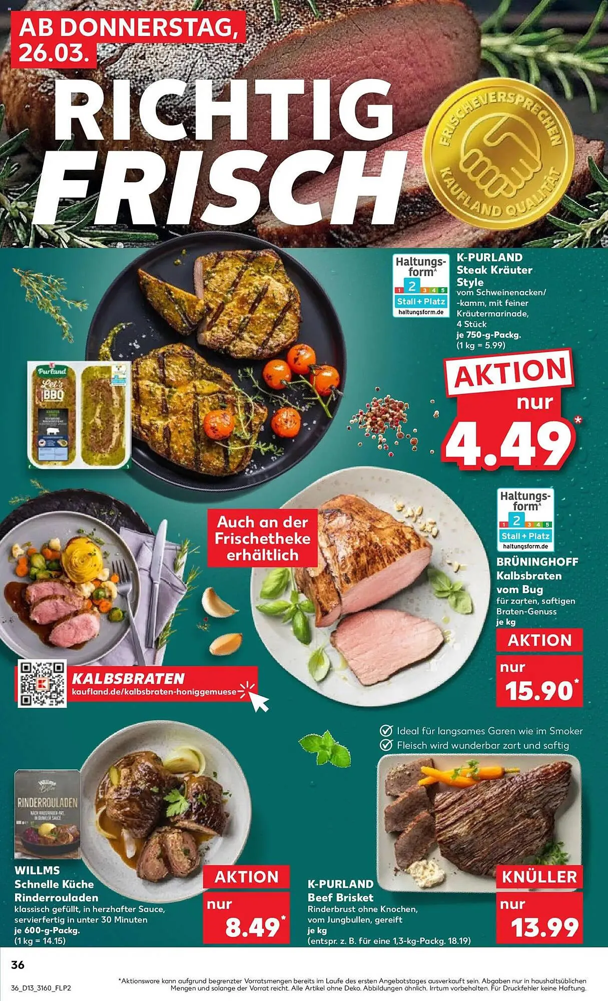 Kaufland Prospekt von 26. März bis 1. April 2026 - Prospekt seite 36