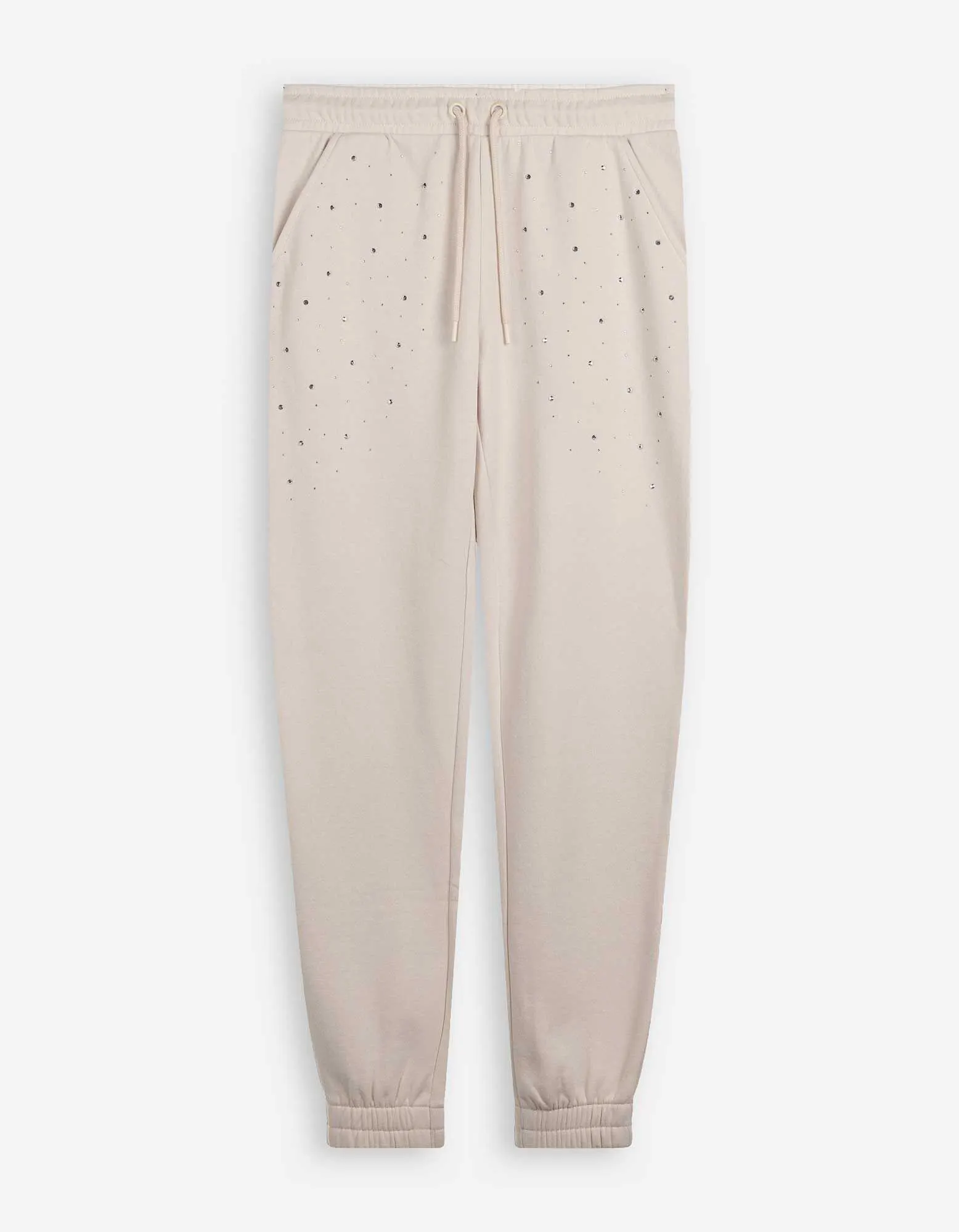 Jogginghose - Jogger Fit - weiß