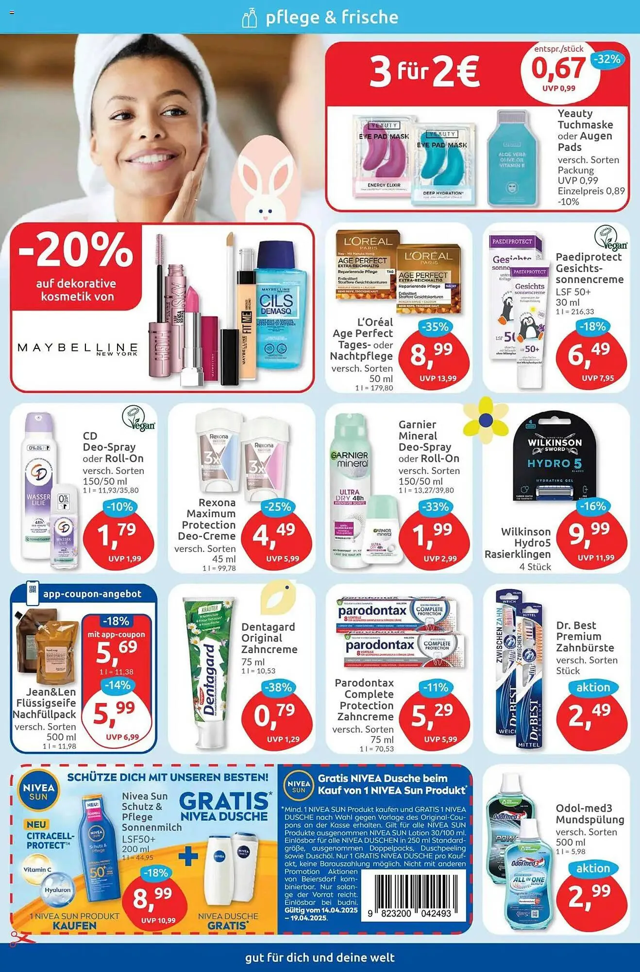 Budni Prospekt von 14. April bis 19. April 2025 - Prospekt seite 2