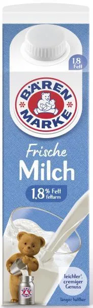 Bärenmarke Die frische Milch fettarm 1,8%