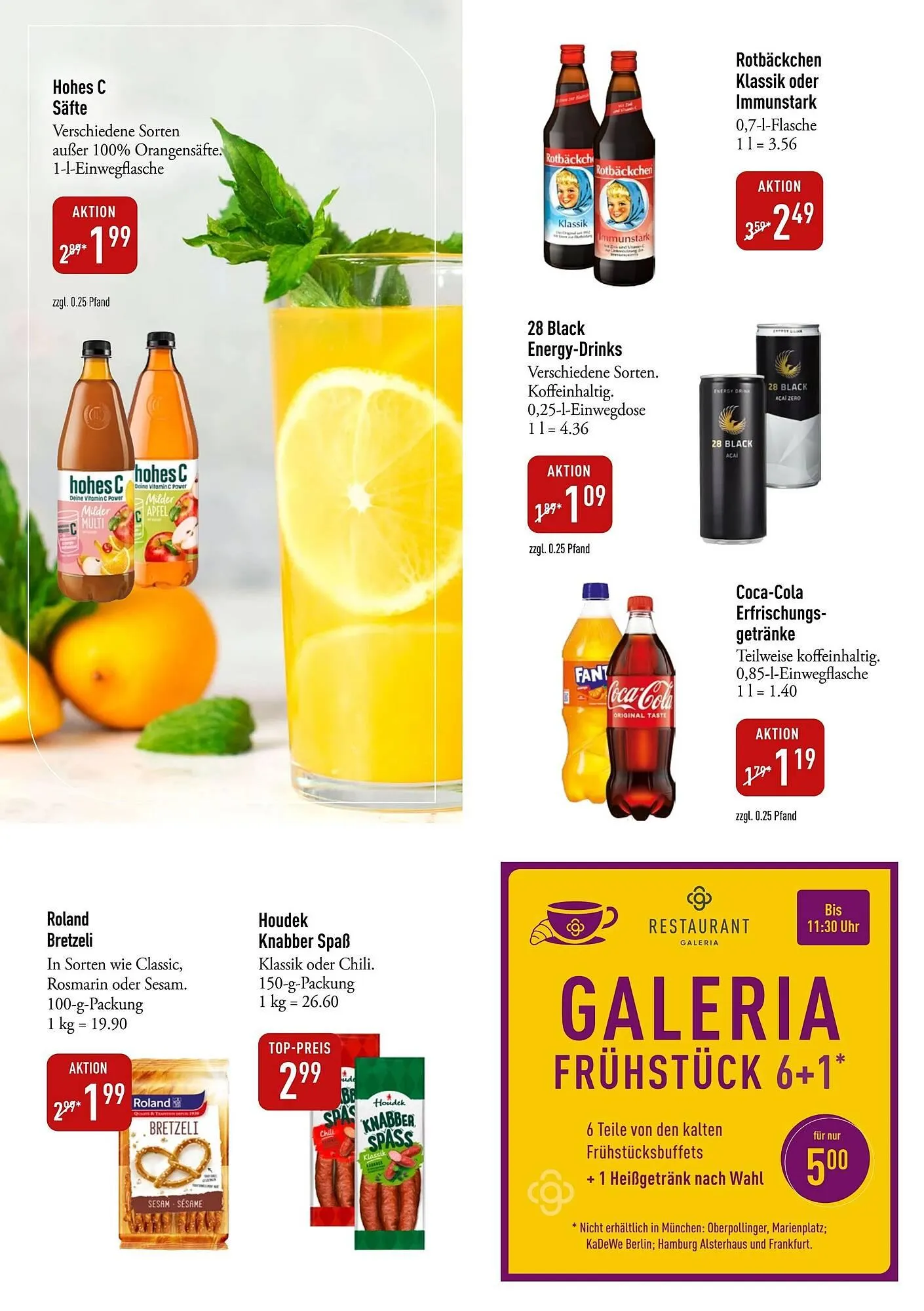 Galeria Markthalle Prospekt von 5. Januar bis 12. Januar 2026 - Prospekt seite 11