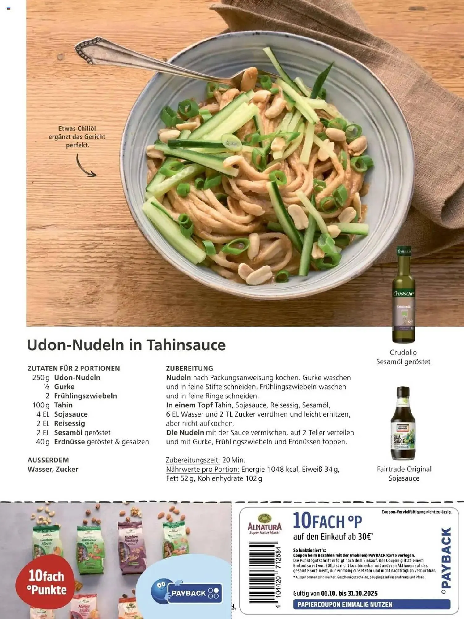 Alnatura Prospekt von 1. Oktober bis 31. Oktober 2025 - Prospekt seite 19