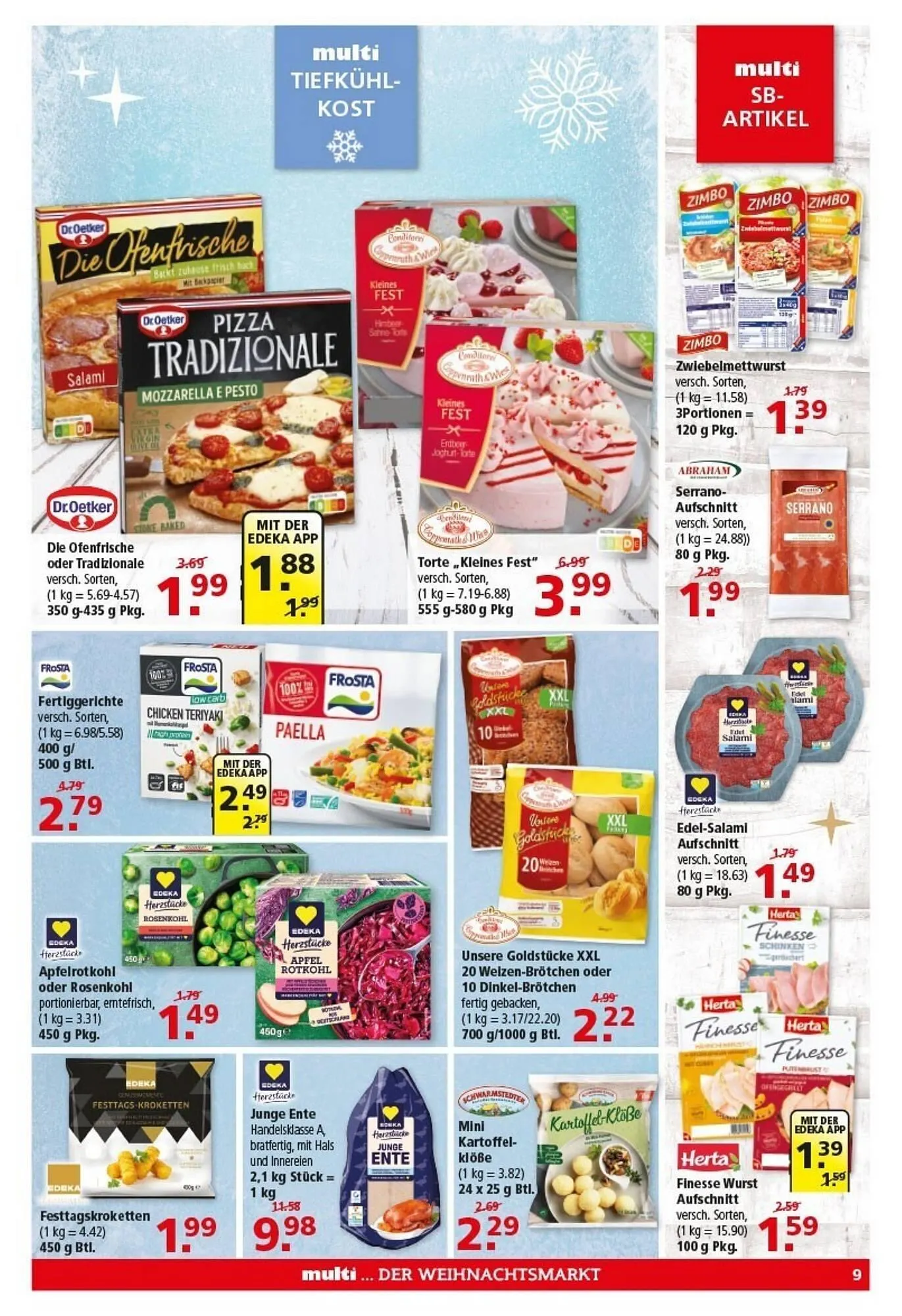 Multi Markt Prospekt von 22. Dezember bis 27. Dezember 2025 - Prospekt seite 9