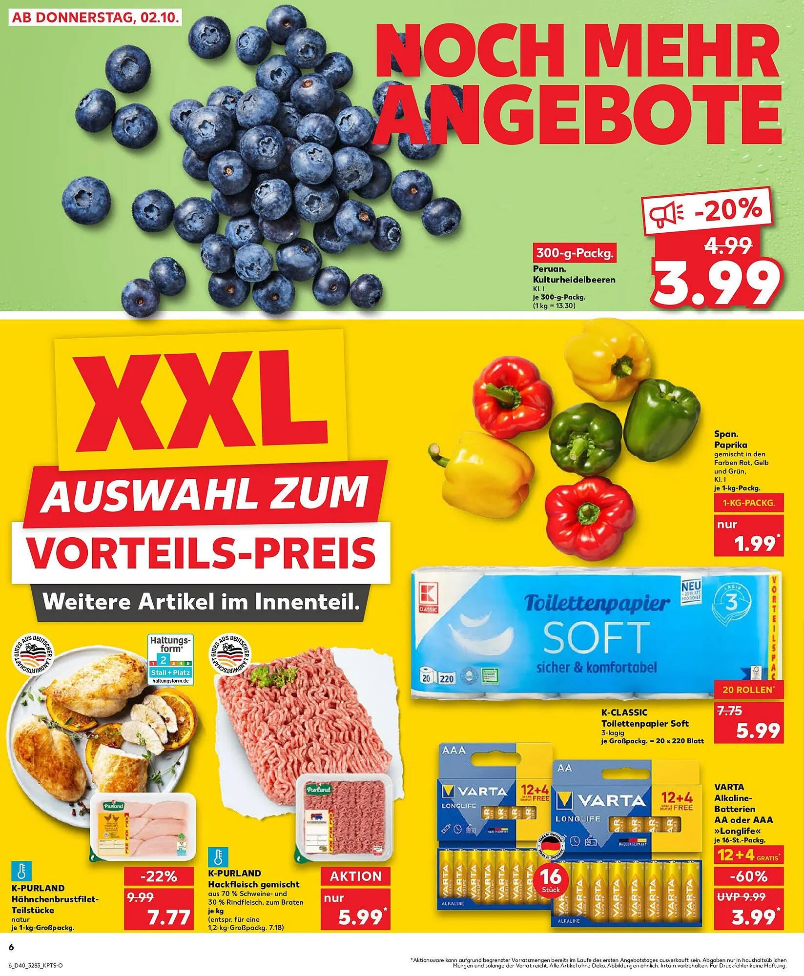 Kaufland Prospekt von 5. Oktober bis 8. Oktober 2025 - Prospekt seite 6