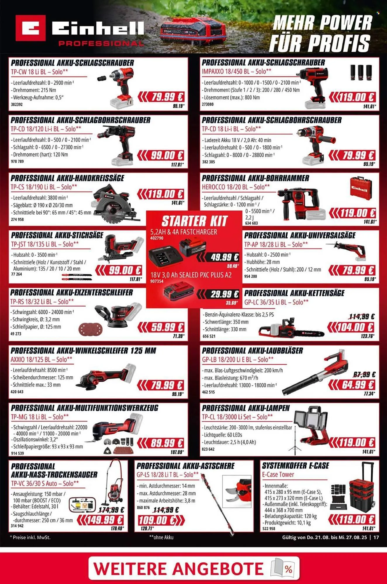 Selgros Prospekt von 21. August bis 27. August 2025 - Prospekt seite 17