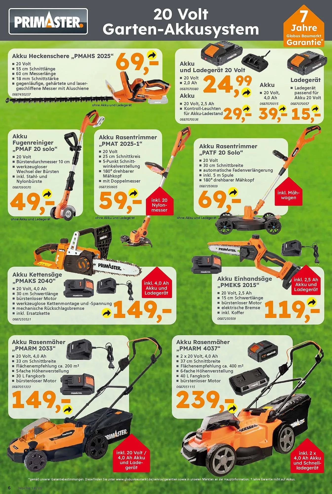 Globus Baumarkt Prospekt von 30. März bis 5. April 2025 - Prospekt seite 6