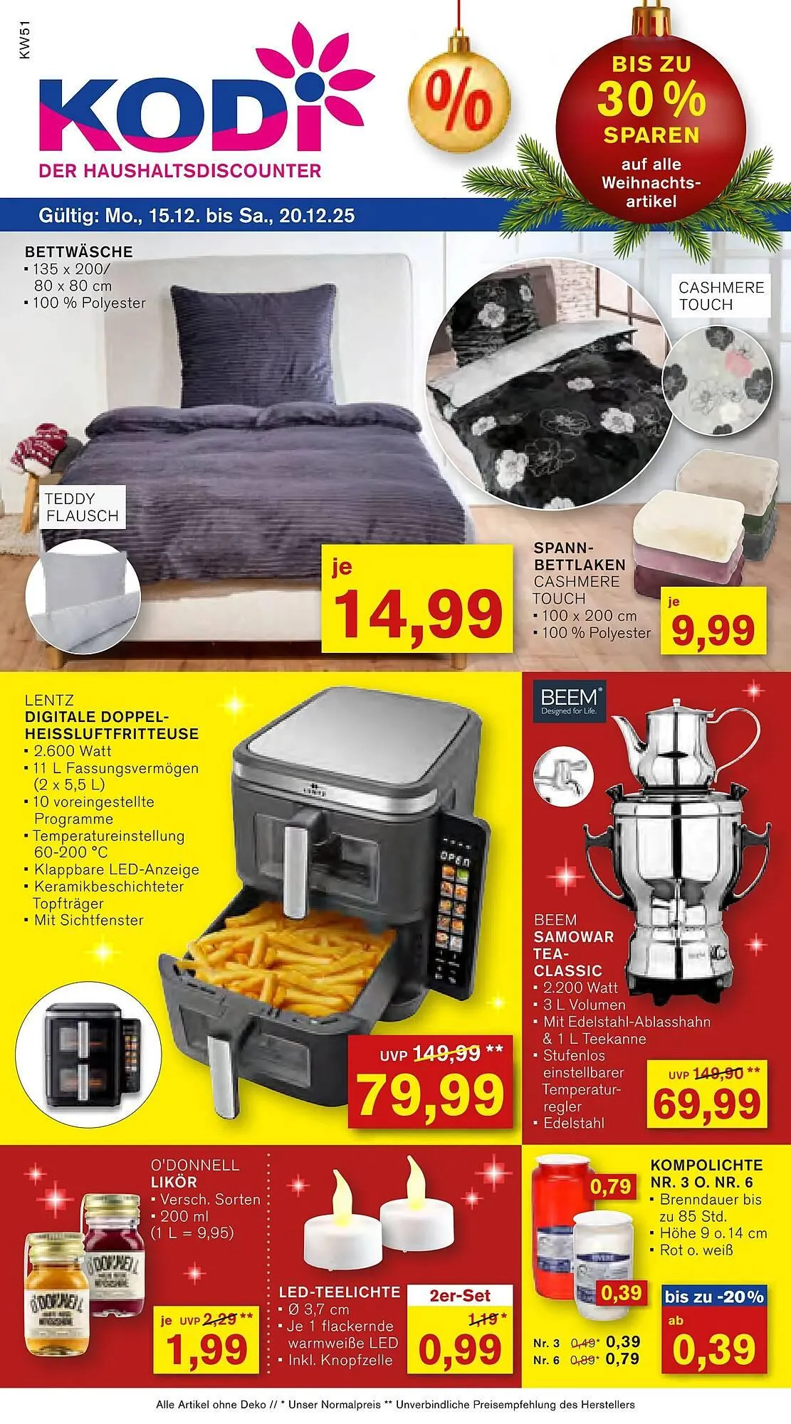 KODi Prospekt von 15. Dezember bis 20. Dezember 2025 - Prospekt seite 1