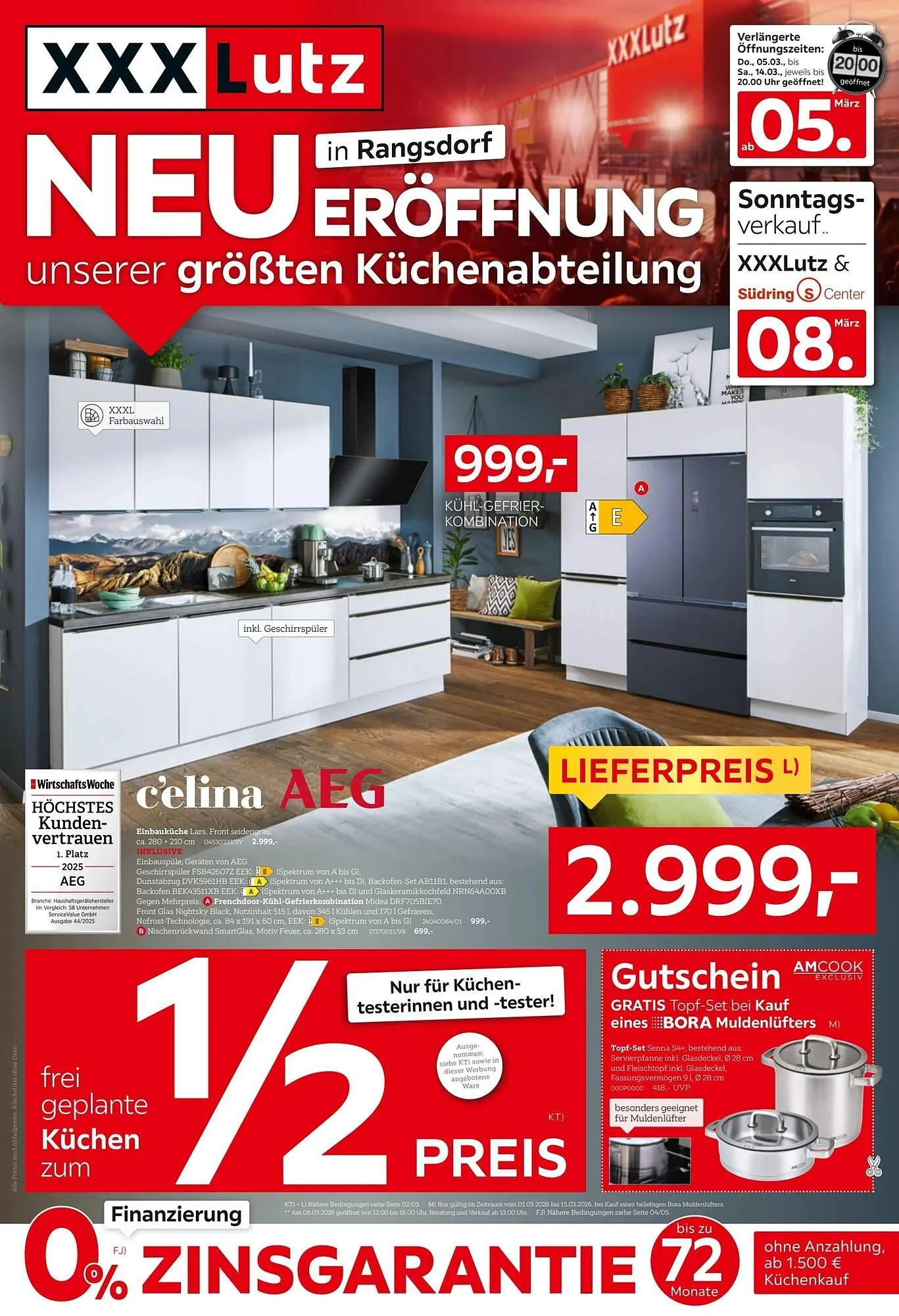 XXXLutz Prospekt von 28. Februar bis 16. März 2026 - Prospekt seite 1