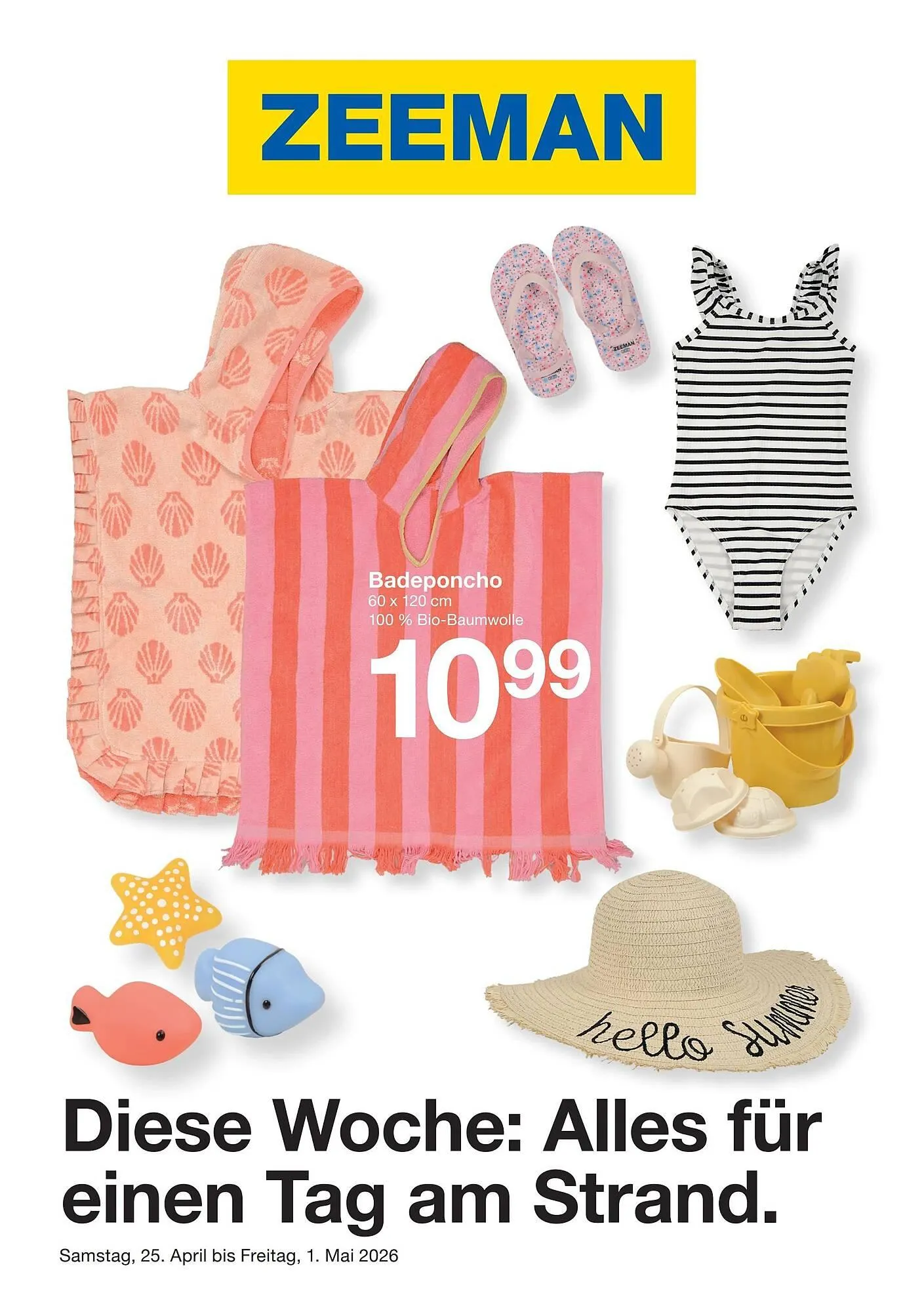 Zeeman Prospekt von 25. April bis 2. Mai 2026 - Prospekt seite 1