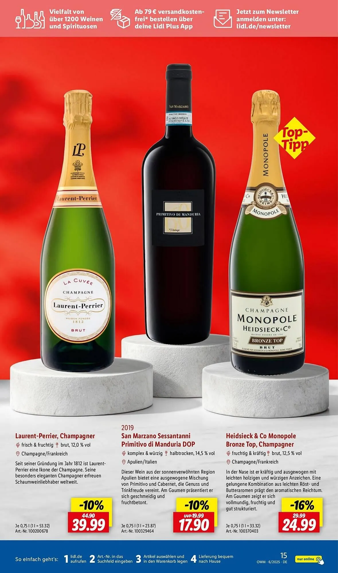 Lidl Prospekt von 1. Juni bis 30. Juni 2025 - Prospekt seite 15