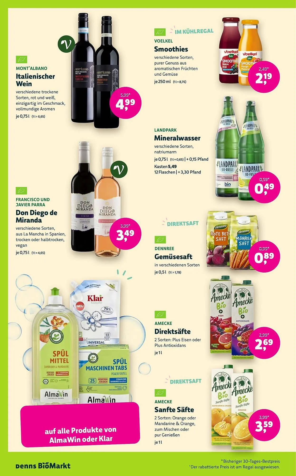 Landmann's Biomarkt Prospekt von 15. Januar bis 28. Januar 2025 - Prospekt seite 10