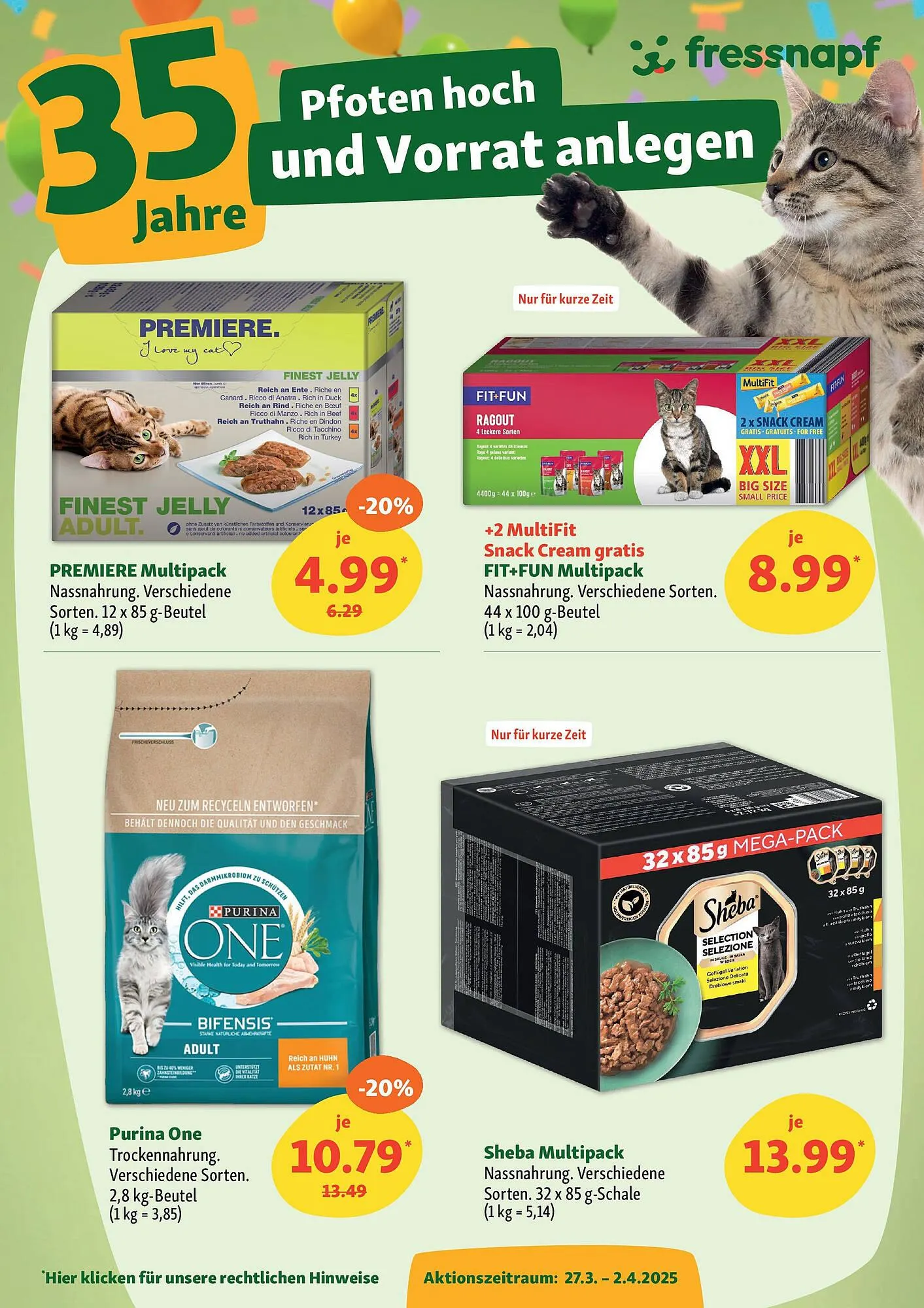 Fressnapf Prospekt von 26. März bis 2. April 2025 - Prospekt seite 8