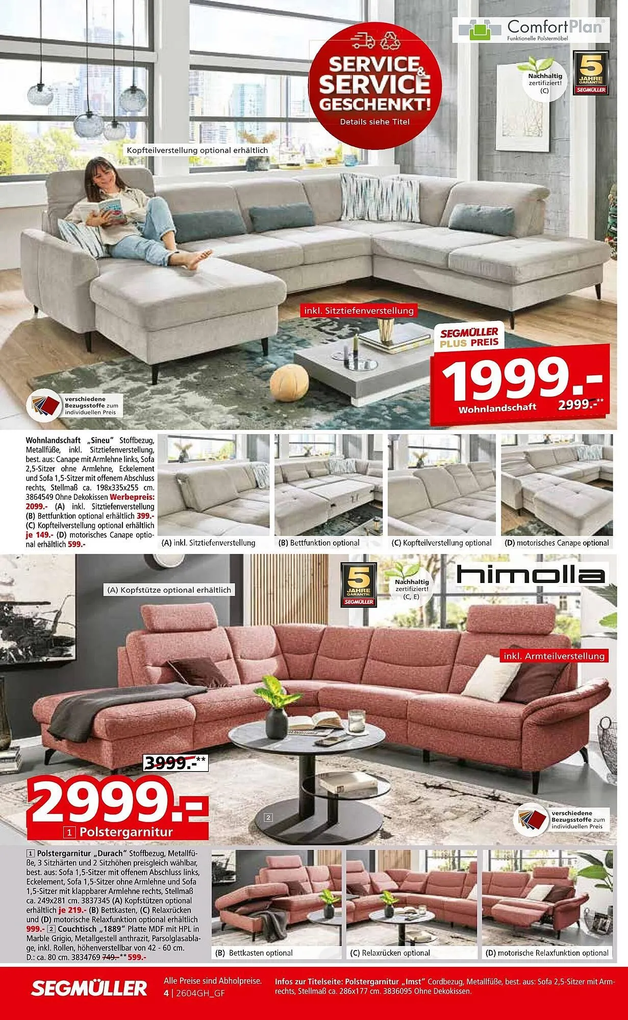 Segmüller Prospekt von 4. April bis 25. April 2026 - Prospekt seite 8