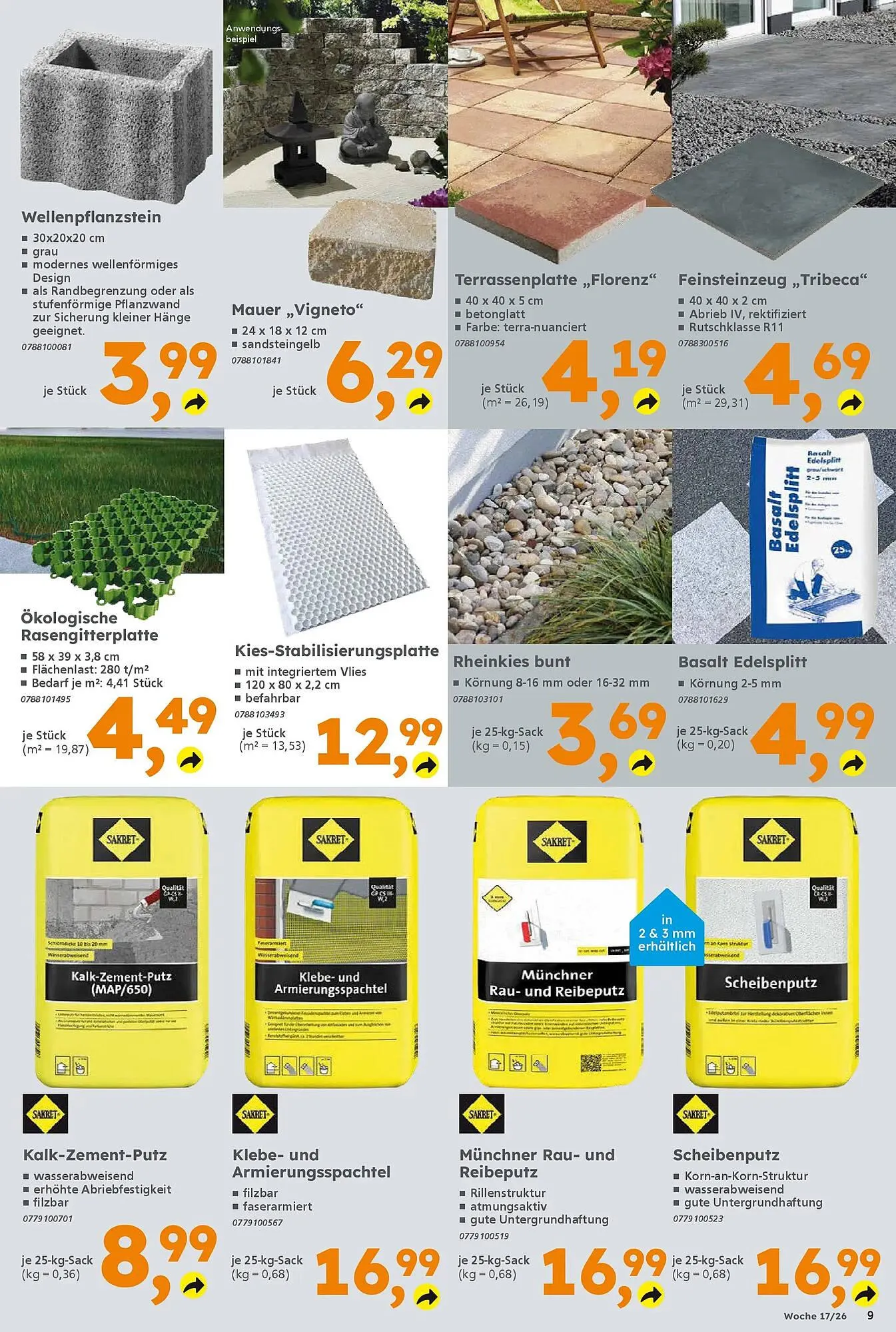 Globus Baumarkt Prospekt von 19. April bis 25. April 2026 - Prospekt seite 9