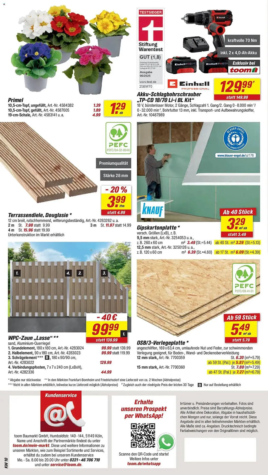 Toom Baumarkt Prospekt von 28. Februar bis 6. März 2026 - Prospekt seite 12