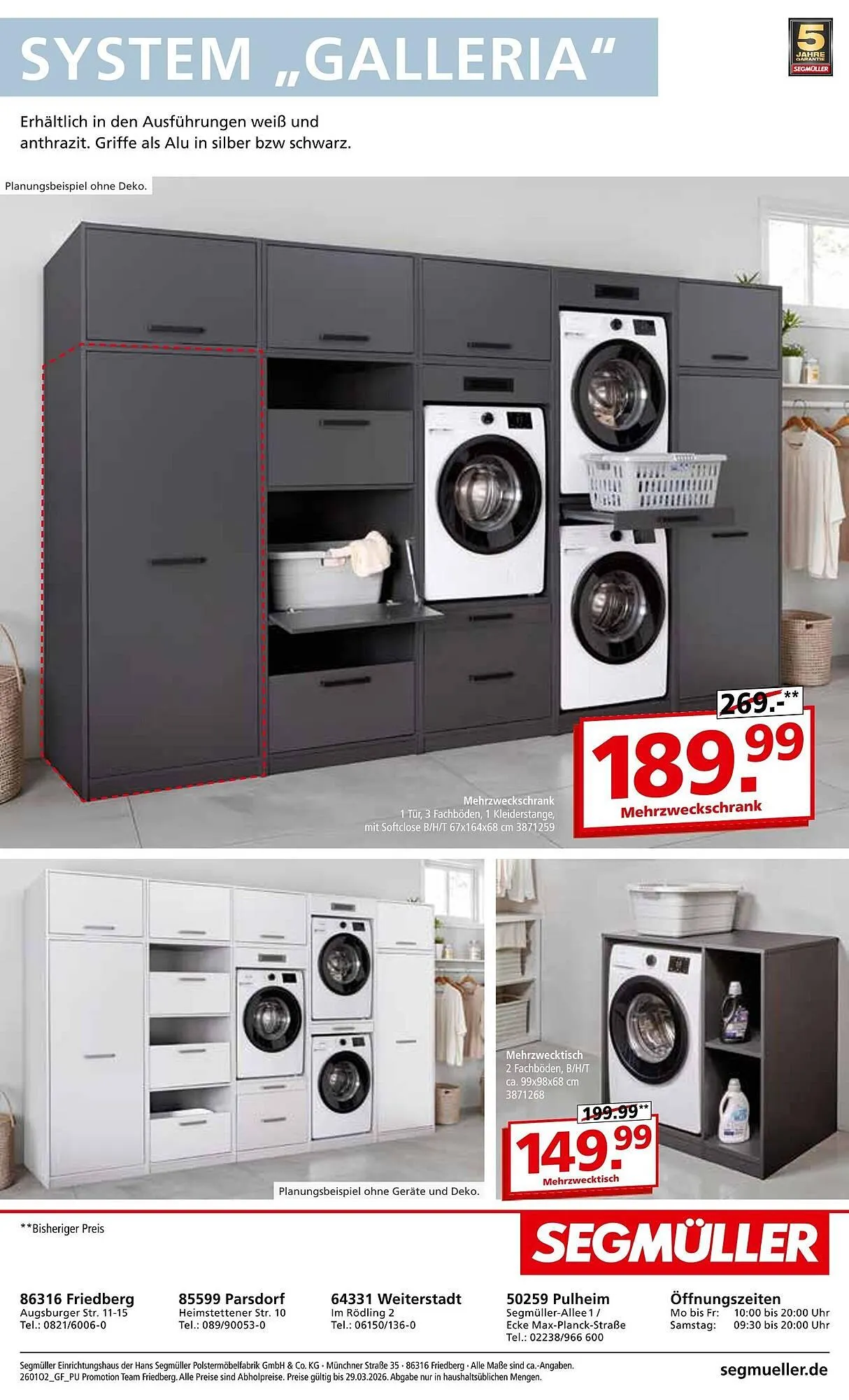 Segmüller Prospekt von 29. Dezember bis 29. März 2026 - Prospekt seite 10